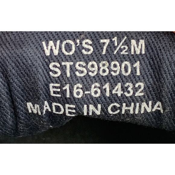 Sperry Women’s Size 7.5M Nautical Anchors Comfort Sneakers Blue Fabric - Picture 9 of 10